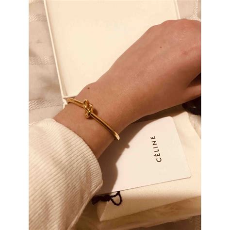 celine gold knot bracelet|24s Celine bracelets.